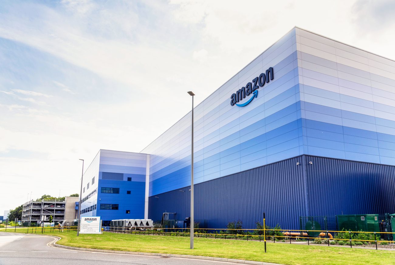 Large Amazon Distribution Warehouse