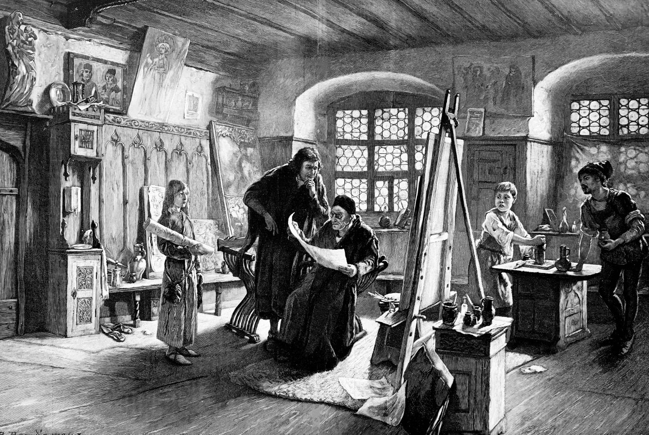 The Young Albrecht Dürer Joins Wohlgemuth As An Apprentice Teacher