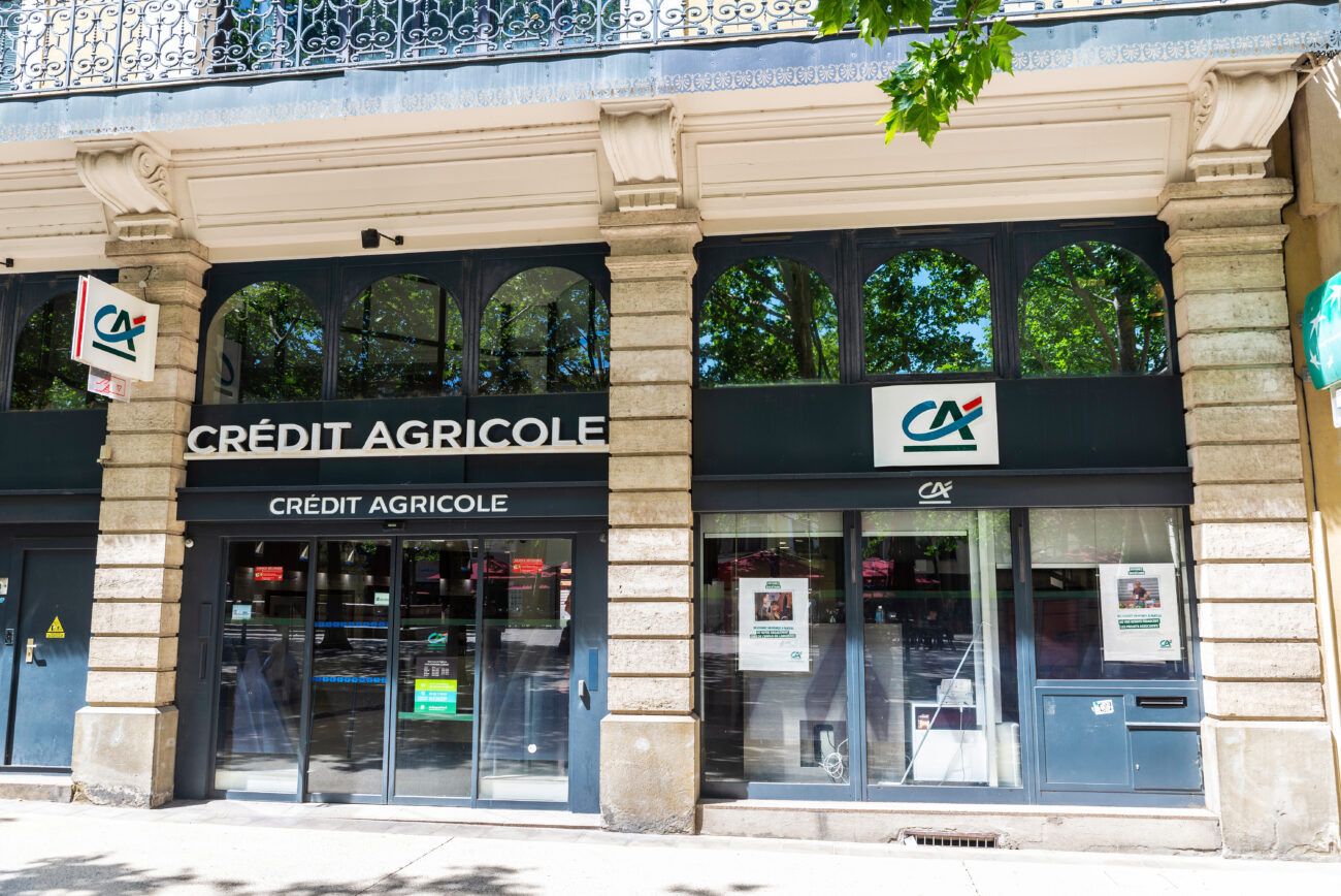 Credit Agricole Bank Office In Carcassonne, France