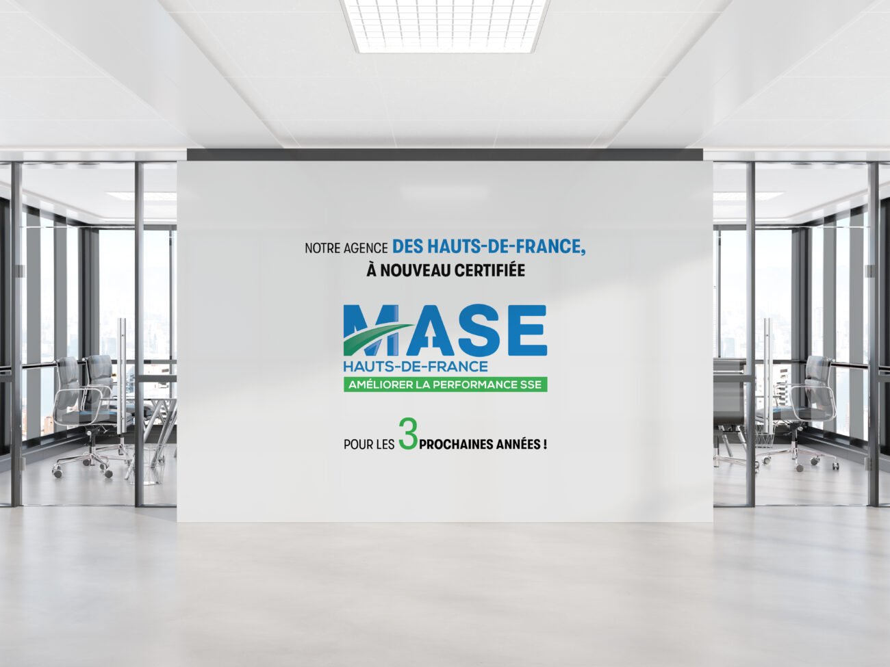 Notre agence des Hauts-de-France, à nouveau certifiée MASE pour les 3 prochaines années !