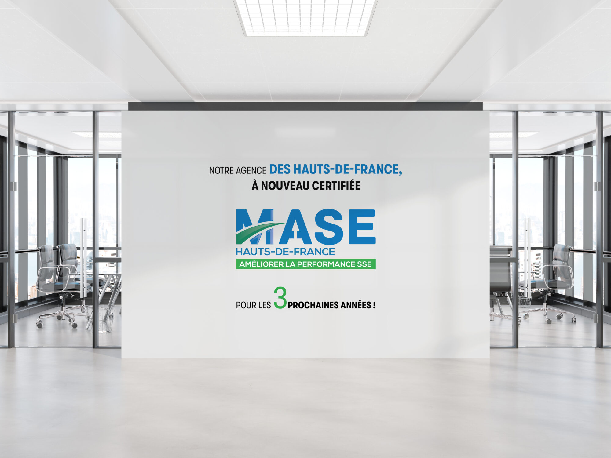 Notre agence des Hauts-de-France, à nouveau certifiée MASE pour les 3 prochaines années !