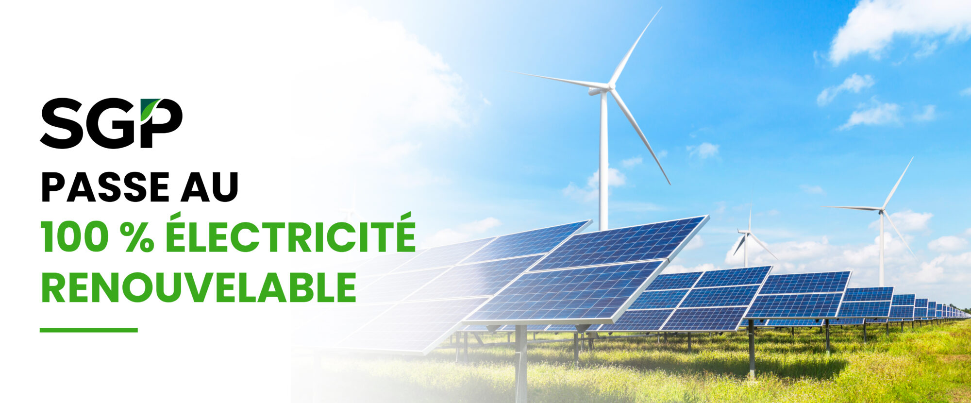 Électricité renouvelable et SGP