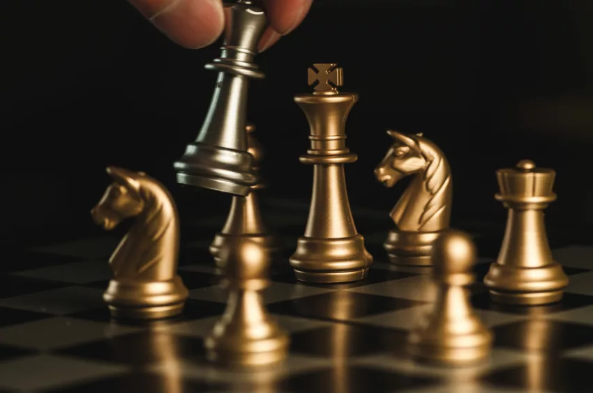 Chess Game Before The Victory