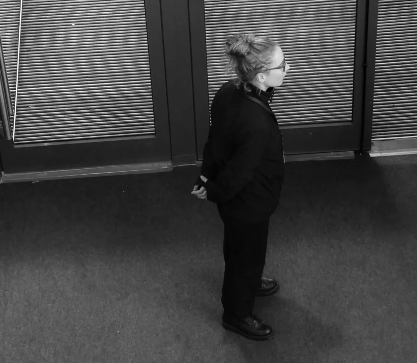 femme en sécurité