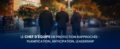 Le Chef D'équipe En Protection Rapprochée